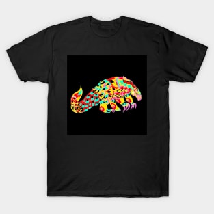 anteater pangolin rainbow ecopop T-Shirt